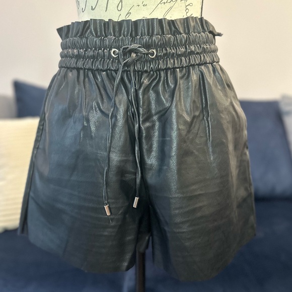 Zenana Outfitters Pants - Pleather Shorts